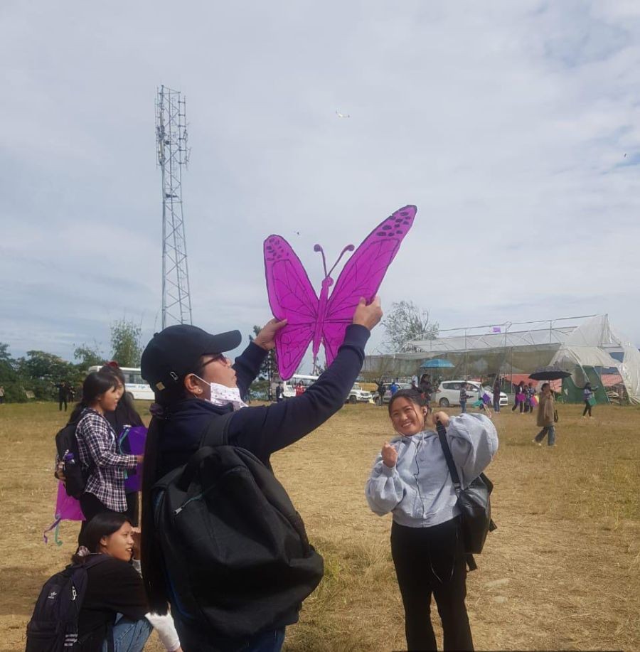 Mount Tiyi College, Wokha held its third edition Annual Kite Flying Festival at Witter Theological College ground, Vankhosung, Wokha on November 16.